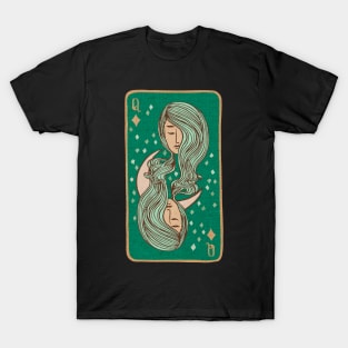 Queen of Diamonds Card T-Shirt